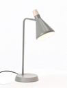 3x Lampada tavolo brill grigio 26,5x15x46h