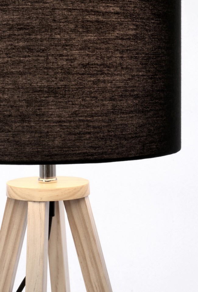 4x Lampada tavolo Stoccolma D.23x48,5h nero