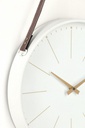 3x Orologio da parete bianco 40x66