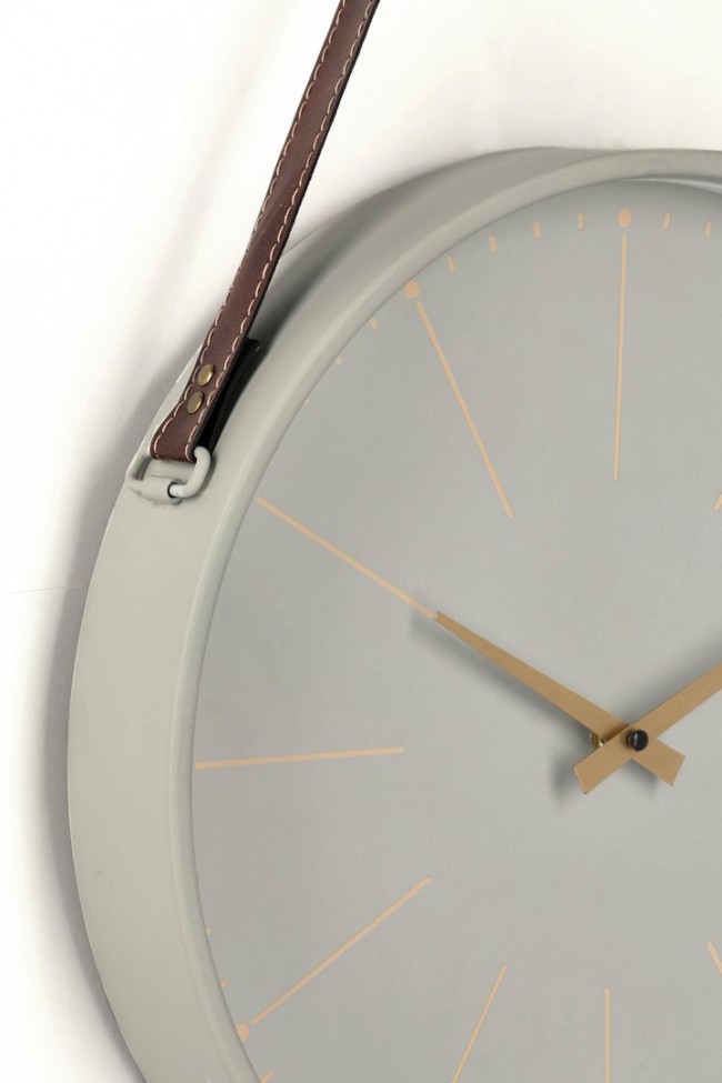 3x Orologio da parete tortora 40x66