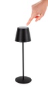 Lampada tavolo led Etna nero D.12 x 38h