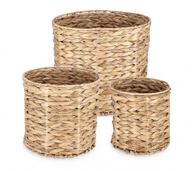 2x Cesta kalaw D.22x22h, D.26x26h, D.30x30h