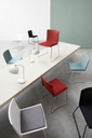 2x Lampada tavolo Glasgow bianco 32,5x20x41h