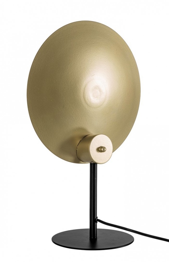 2x Lampada tavolo design nero-oro 30x17,5x46h
