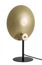 2x Lampada tavolo design nero-oro 30x17,5x46h