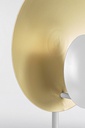 2x Lampada tavolo design bianco-oro 30x17,5x46h