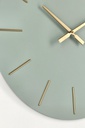 2x Orologio da parete salvia D.60x5h in legno