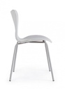 4x Sedia grigia 50x49,5x82 cm in plastica