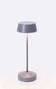 Lampada tavolo led blu D.11 x 33h in metallo