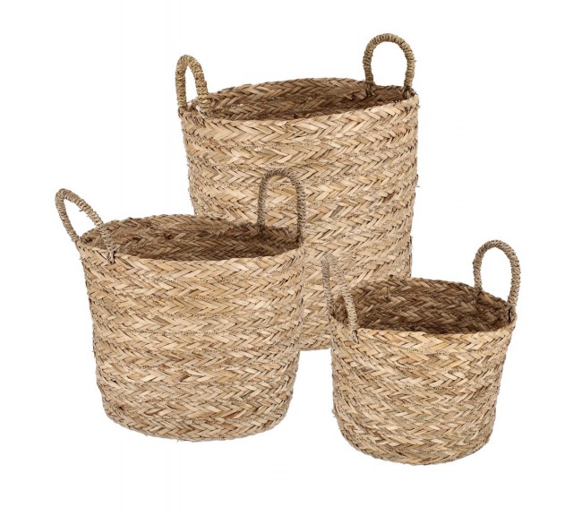 2x Cesta 28x22h, 32x27h, 38x32h amber