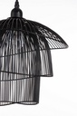 2x Lampadario ciad nero 30x29x26h in legno