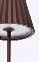 Lampada tavolo led marrone D.12,5 x 36h in metallo