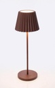 Lampada tavolo led marrone D.12,5 x 36h in metallo