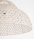 4x Lampadario bianco sagomato D.50x27h