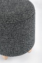 Sgabello contenitore zena nero mix D.36x39.5h