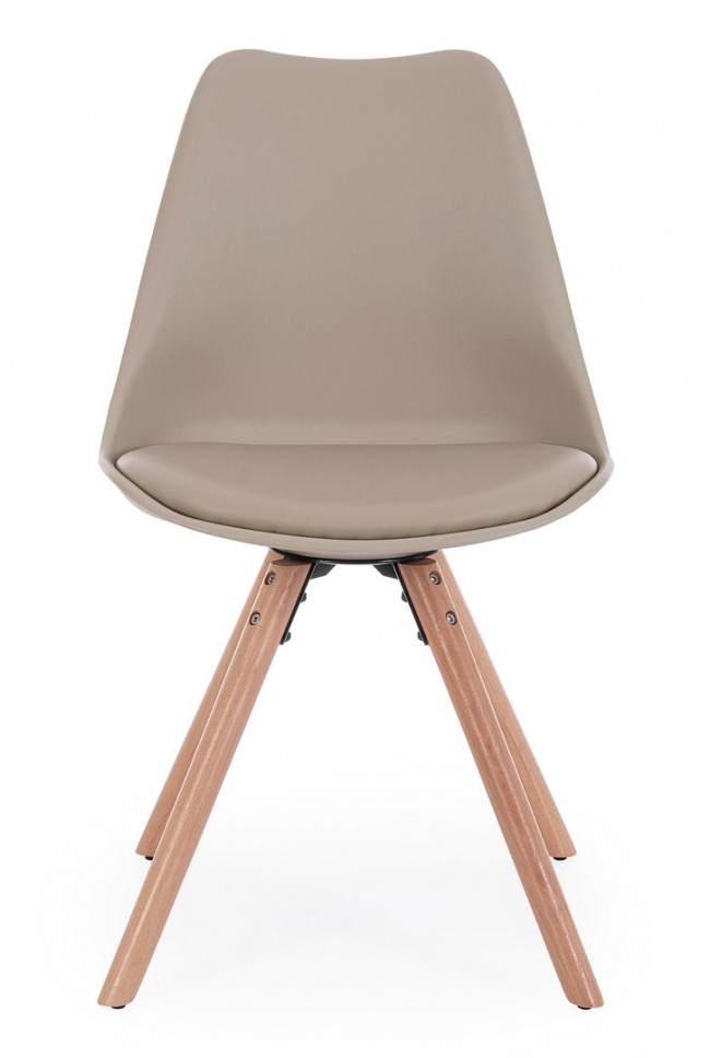 4x Sedia tortora 54x49x83.5 in ecopelle