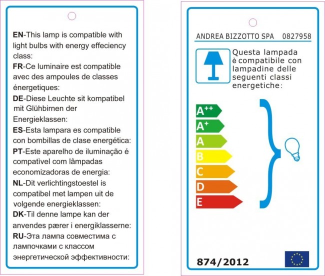 2x Lampada tavolo D.31x44.5h in fibre naturali