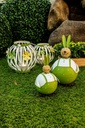 4x Coniglietto Amelie 23x12x12h in metallo