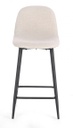 2x Sgabello cucina Irelia nero/beige 46x39x92