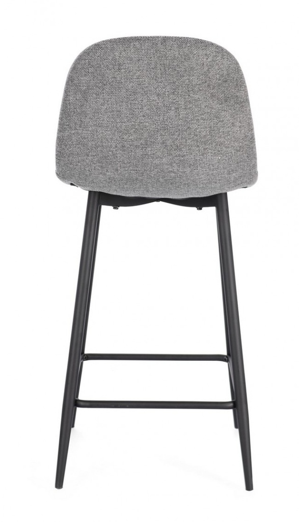 2x Sgabello cucina grigio scuro 46x39x92