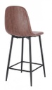 2x Sgabello cucina ecopelle 46x39x92 cm