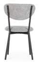 2x Sedia grigia chiara 47x50x77.5 cm