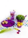 4x Caraffa colori acrilico 22x14x26