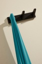 4x Appendino 31x9h in legno nero