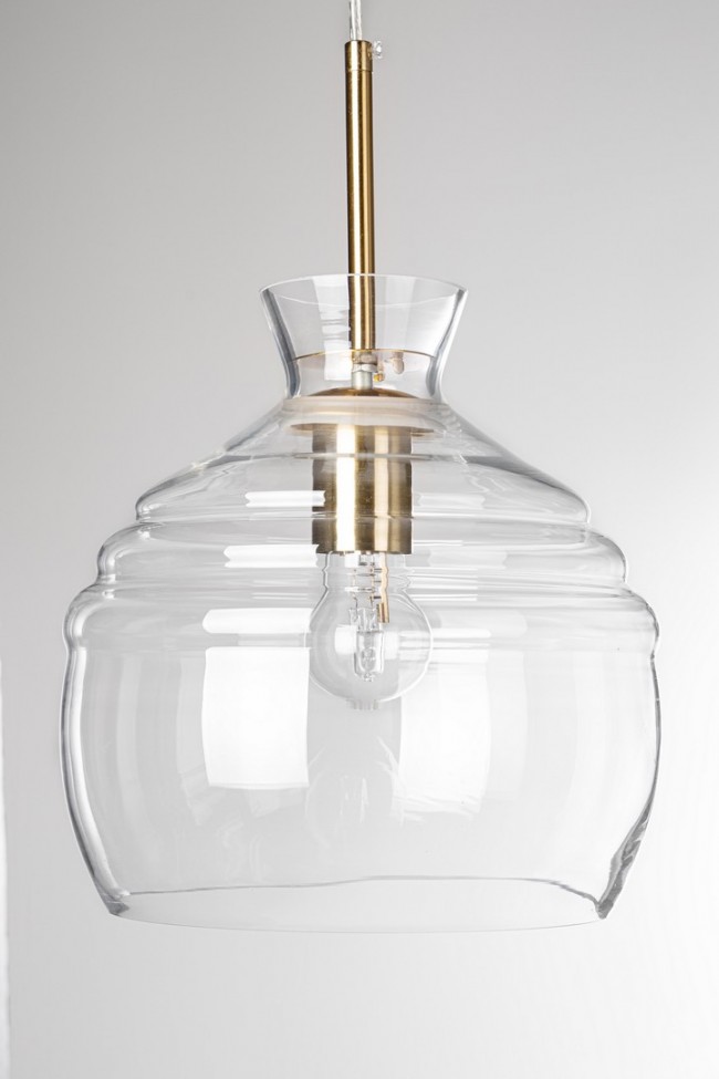 Lampadario 1 luce D.25x160h metallo