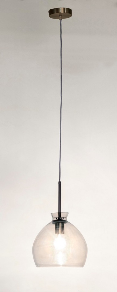 Lampadario 1 luce D.25x160h metallo