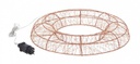 Lampada microled classica rame D.50x25x7h