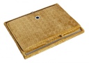4x Scatola pieghevole ocre 40x30x25h