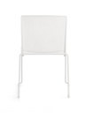 4x Sedia bianca 43.5x50x79h