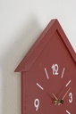 4x Orologio da parete mattone 24x5,5x37,5h in legno