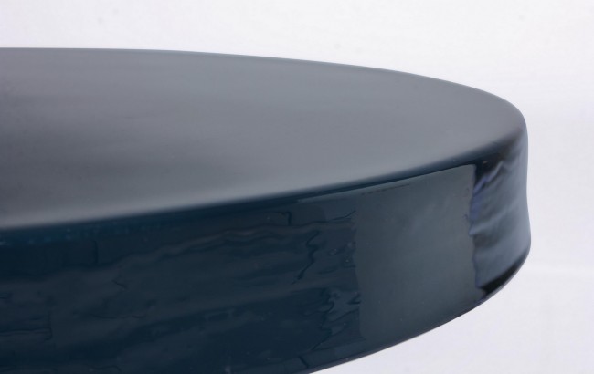 Tavolino Nalima blu D.41x41h in acciaio