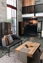 2x Cuscino Delhi grigio 50x50 in tessuto