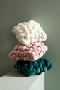 4x Cuscino rosa 30x30x10h in tessuto