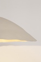 Lampadario bianco D.60,5x25h in metallo