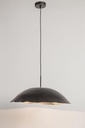 Lampadario Mandla nero D.60,5x25h