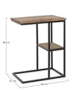 Tavolino C-ripiano 46x31x58 in legno