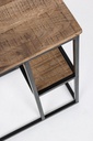 Tavolino C-ripiano 46x31x58 in legno