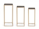 Tavolino nuclei oro 24x24x65, 28x28x70, 31x31x75
