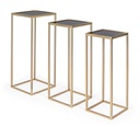 Tavolino nuclei oro 24x24x65, 28x28x70, 31x31x75