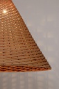 2x Lampadario gabon marrone D.60x46,5h
