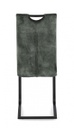 4x Sedia in velluto verde scuro 42x56x102