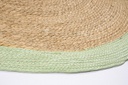 2x Tappeto naturale verde D.120 cm