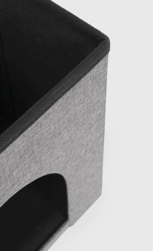 4x Cuccia pieghevole grigia 38x38