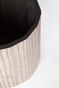 4x Pouf in velluto beige 38x38x38h