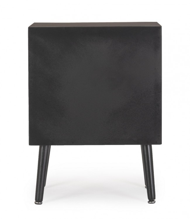 Cassettiera nera 45x30x60 in legno