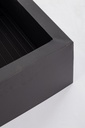 Braciere basso nero 60x26h